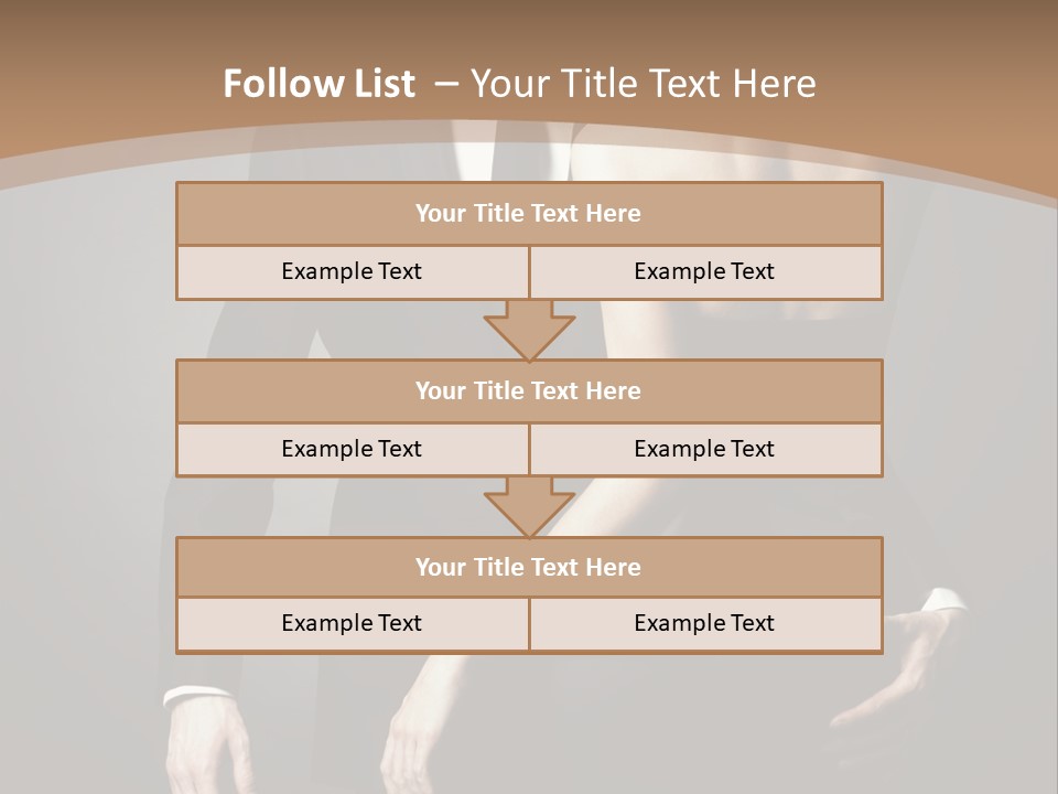Beautiful Pose Beauty PowerPoint Template