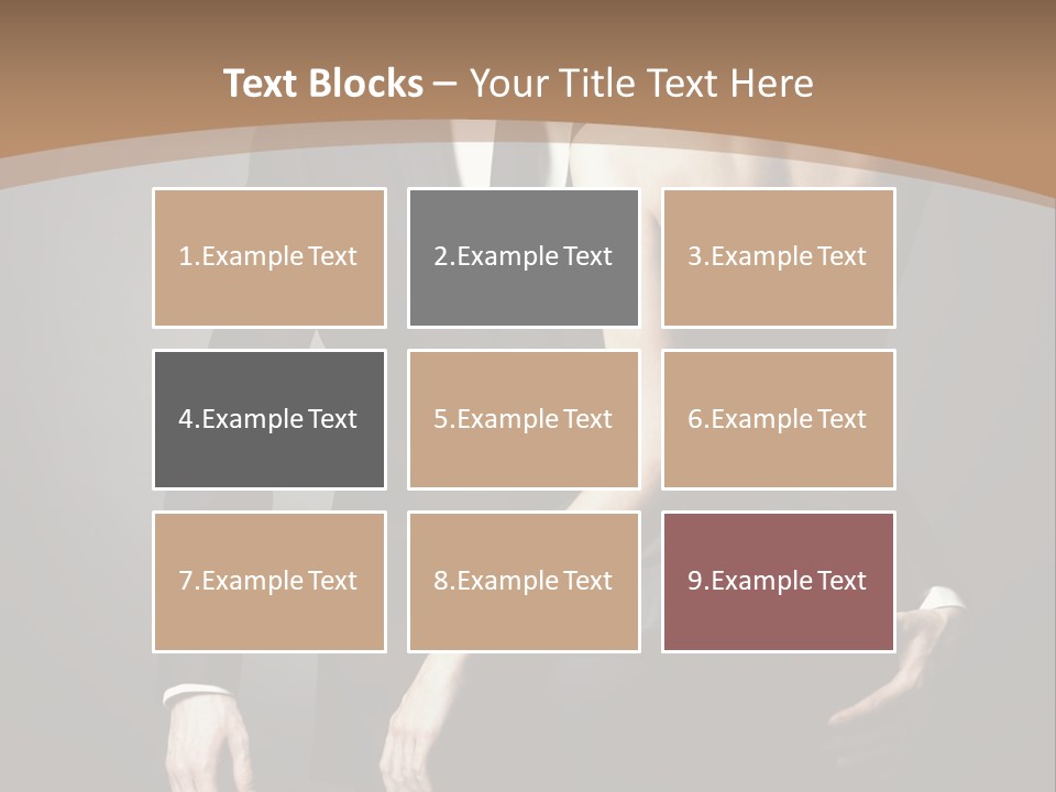 Beautiful Pose Beauty PowerPoint Template
