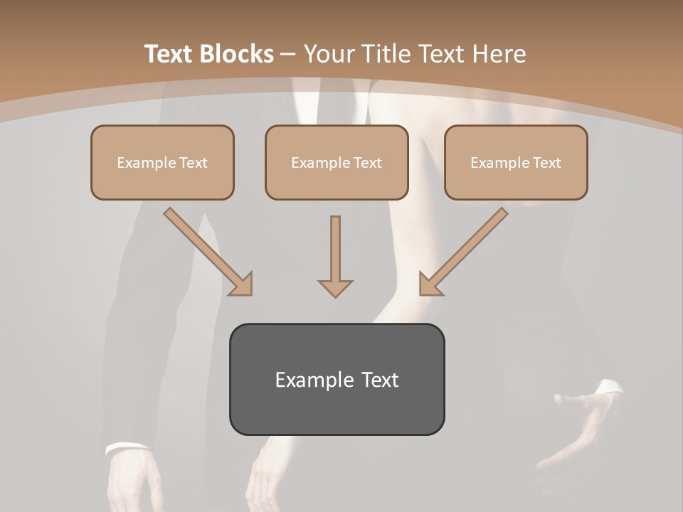 Beautiful Pose Beauty PowerPoint Template