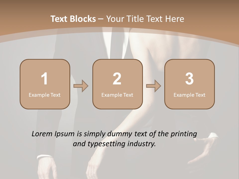 Beautiful Pose Beauty PowerPoint Template