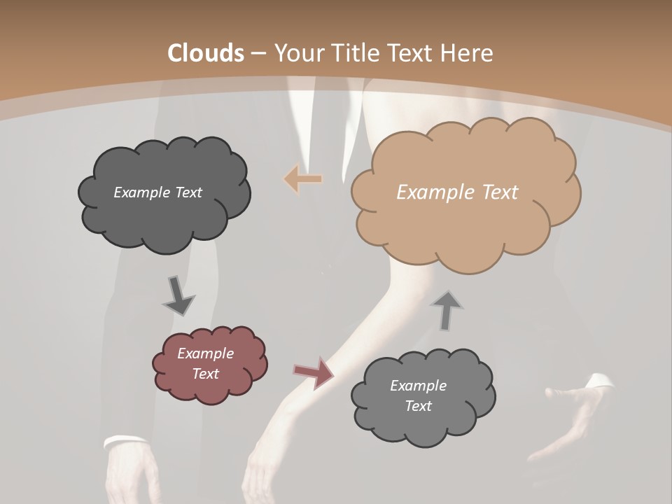 Beautiful Pose Beauty PowerPoint Template