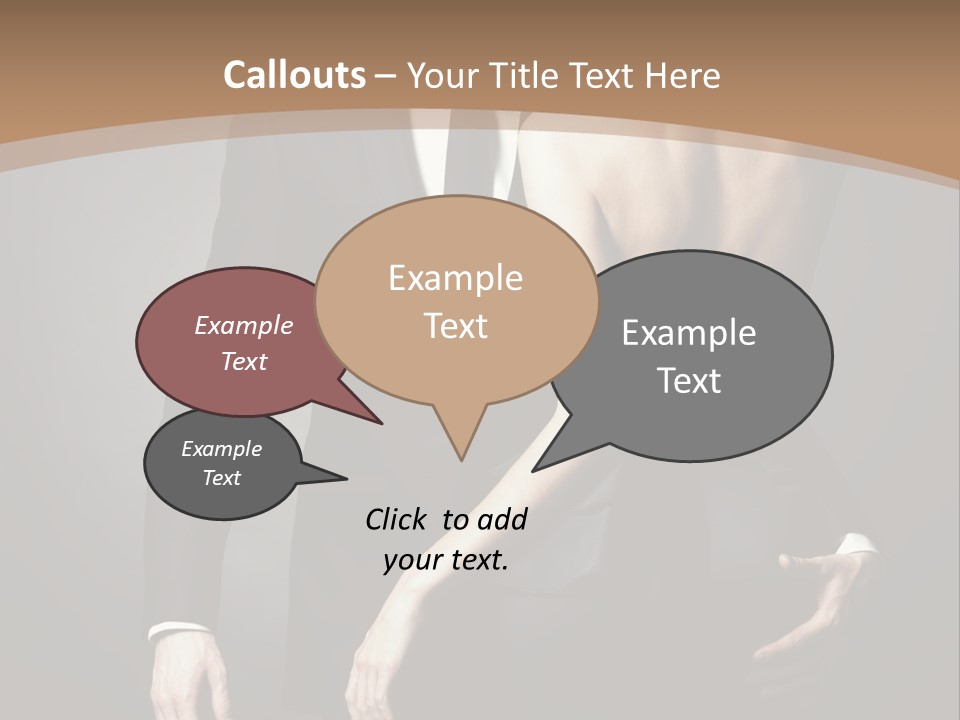 Beautiful Pose Beauty PowerPoint Template