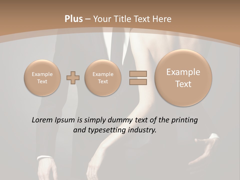 Beautiful Pose Beauty PowerPoint Template