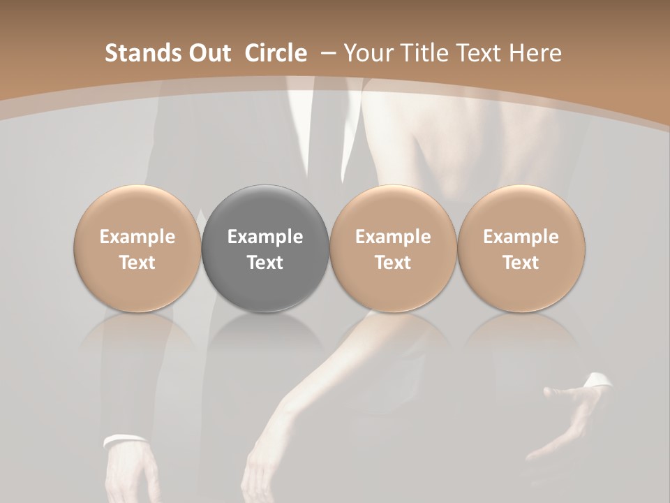 Beautiful Pose Beauty PowerPoint Template
