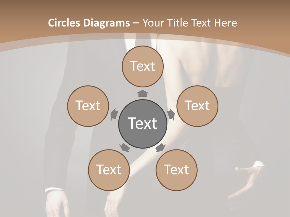 Beautiful Pose Beauty PowerPoint Template