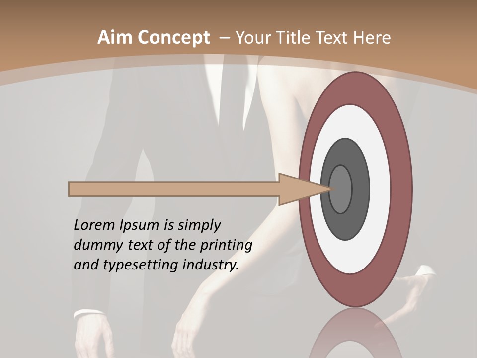 Beautiful Pose Beauty PowerPoint Template