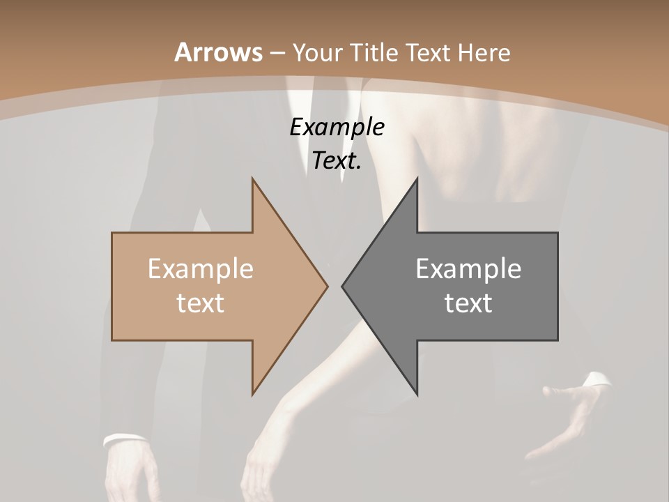 Beautiful Pose Beauty PowerPoint Template