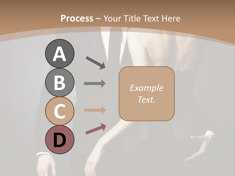 Beautiful Pose Beauty PowerPoint Template