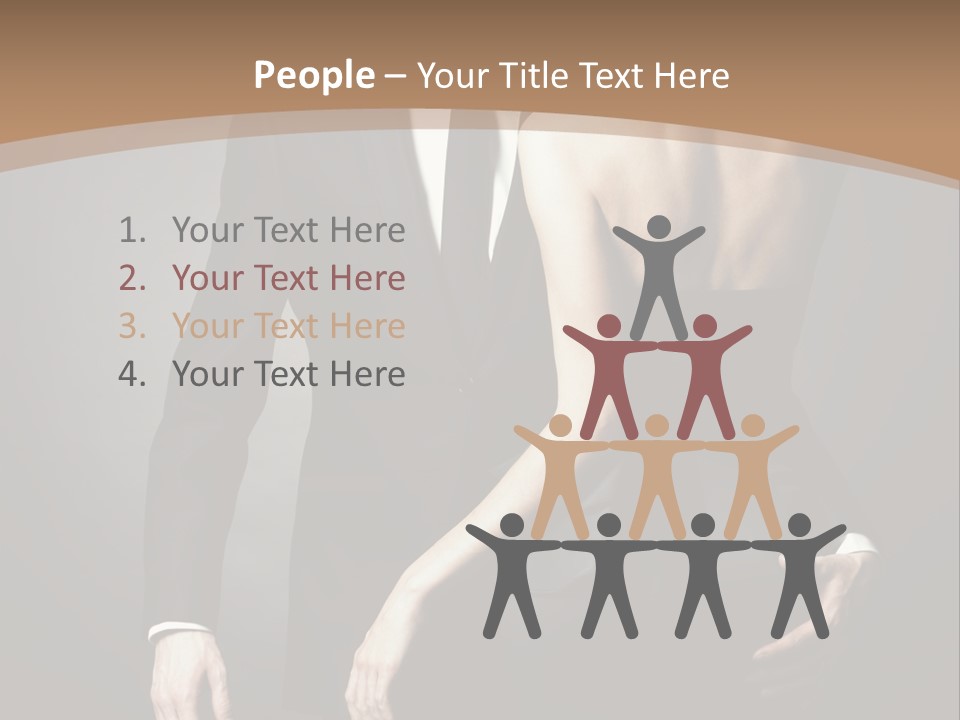 Beautiful Pose Beauty PowerPoint Template