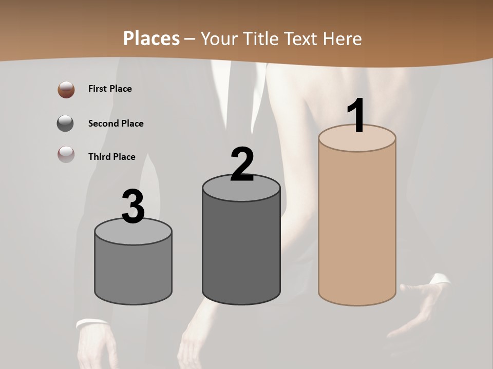 Pose Elegance Pair PowerPoint Template
