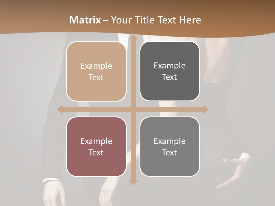 Pose Elegance Pair PowerPoint Template