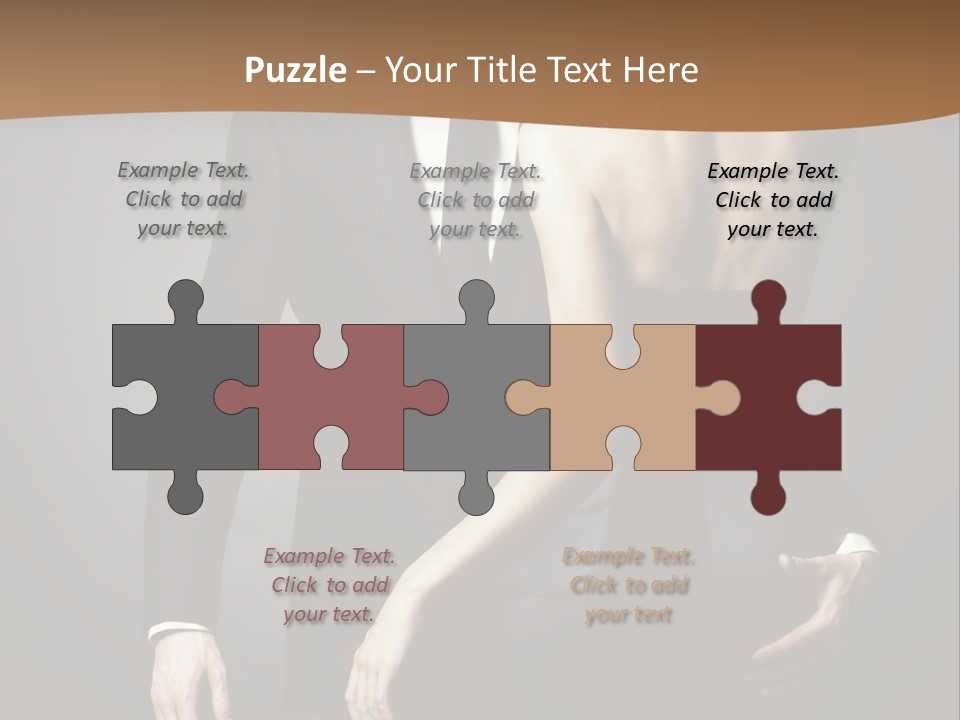 Pose Elegance Pair PowerPoint Template