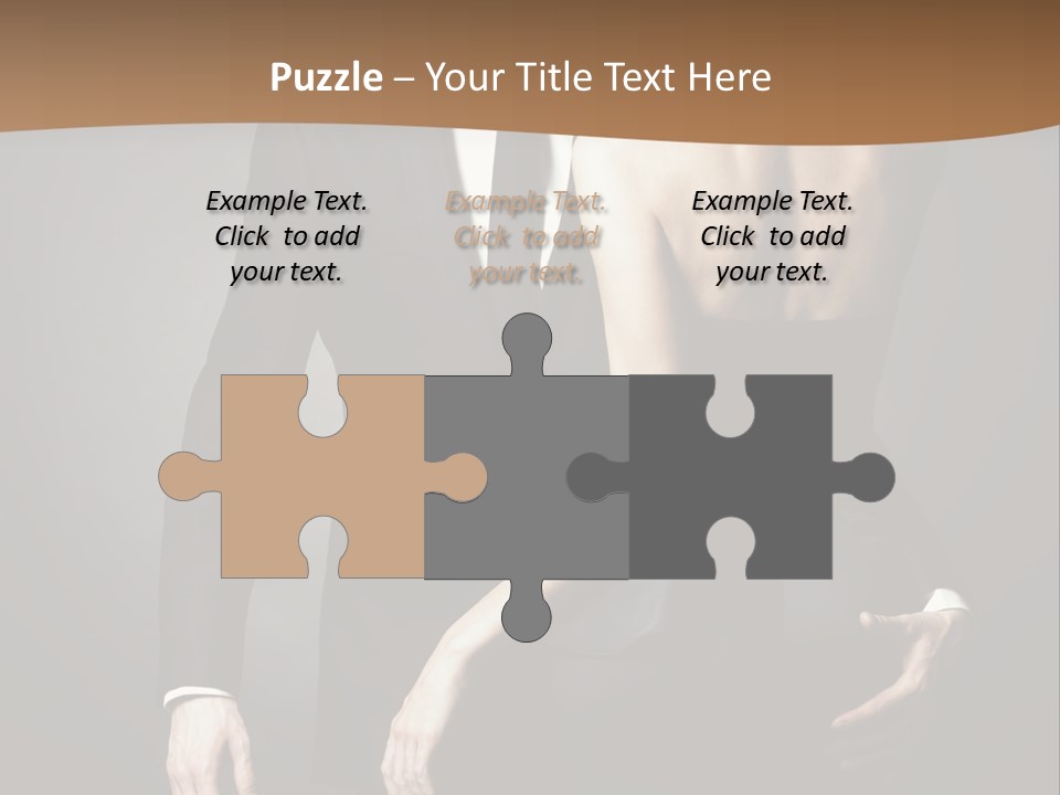 Pose Elegance Pair PowerPoint Template