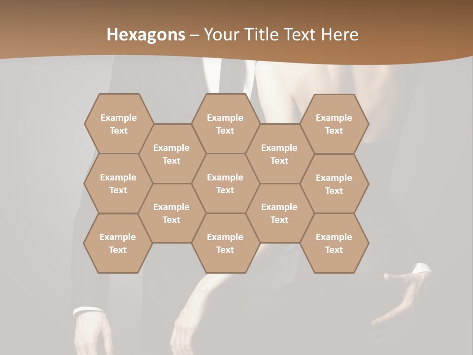 Pose Elegance Pair PowerPoint Template