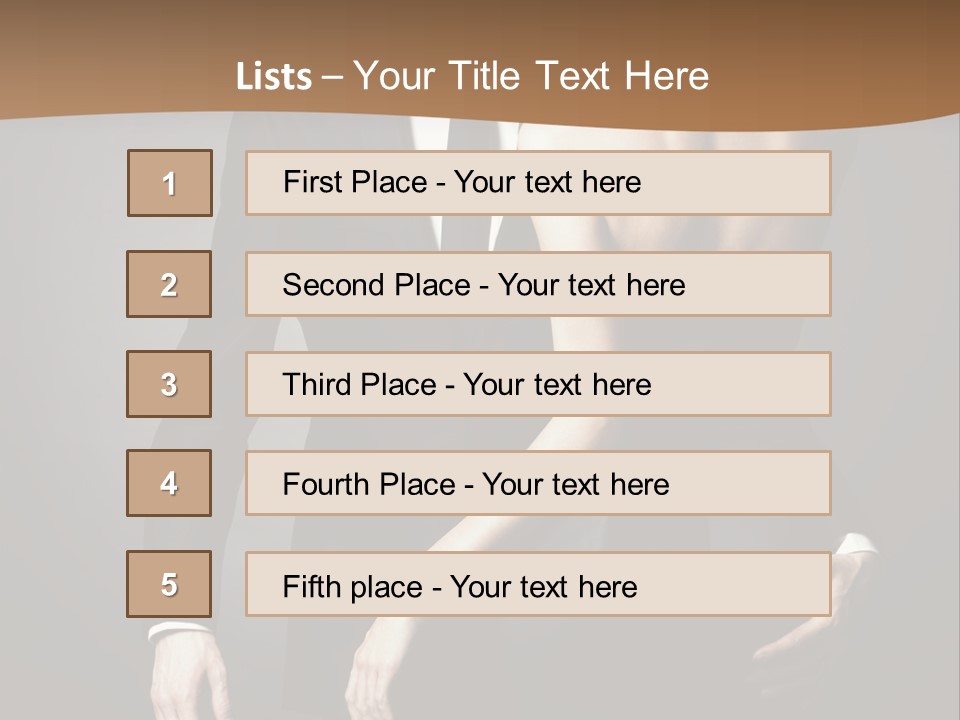 Pose Elegance Pair PowerPoint Template