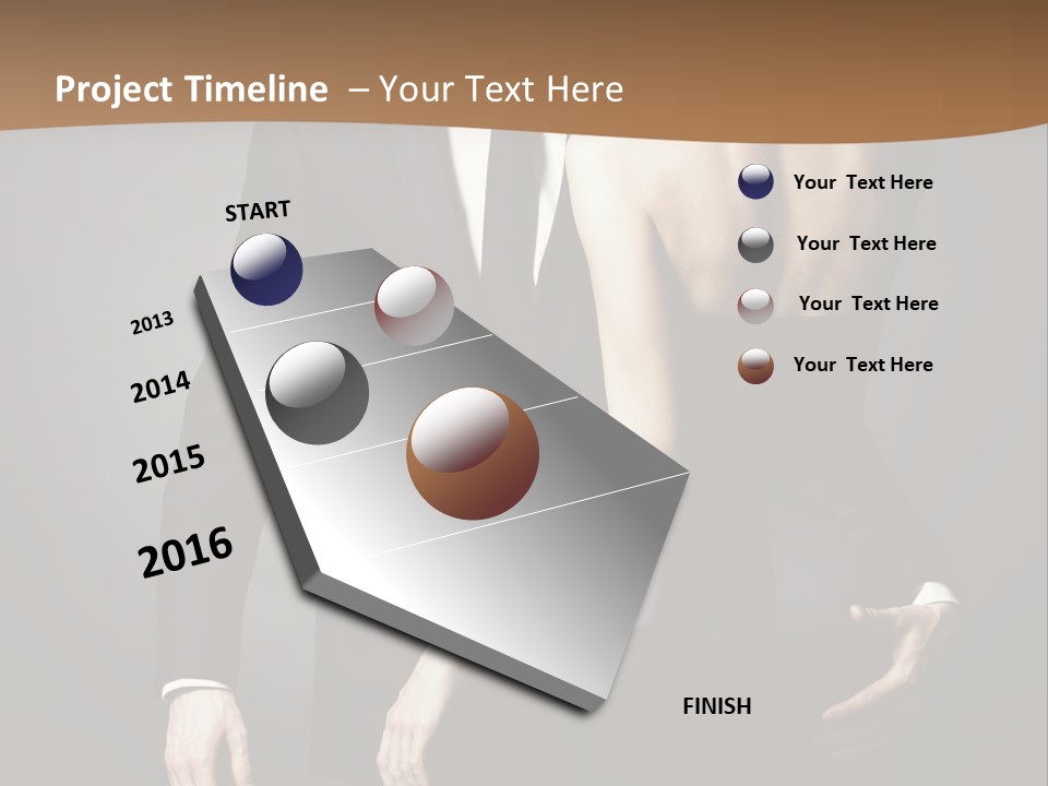 Pose Elegance Pair PowerPoint Template