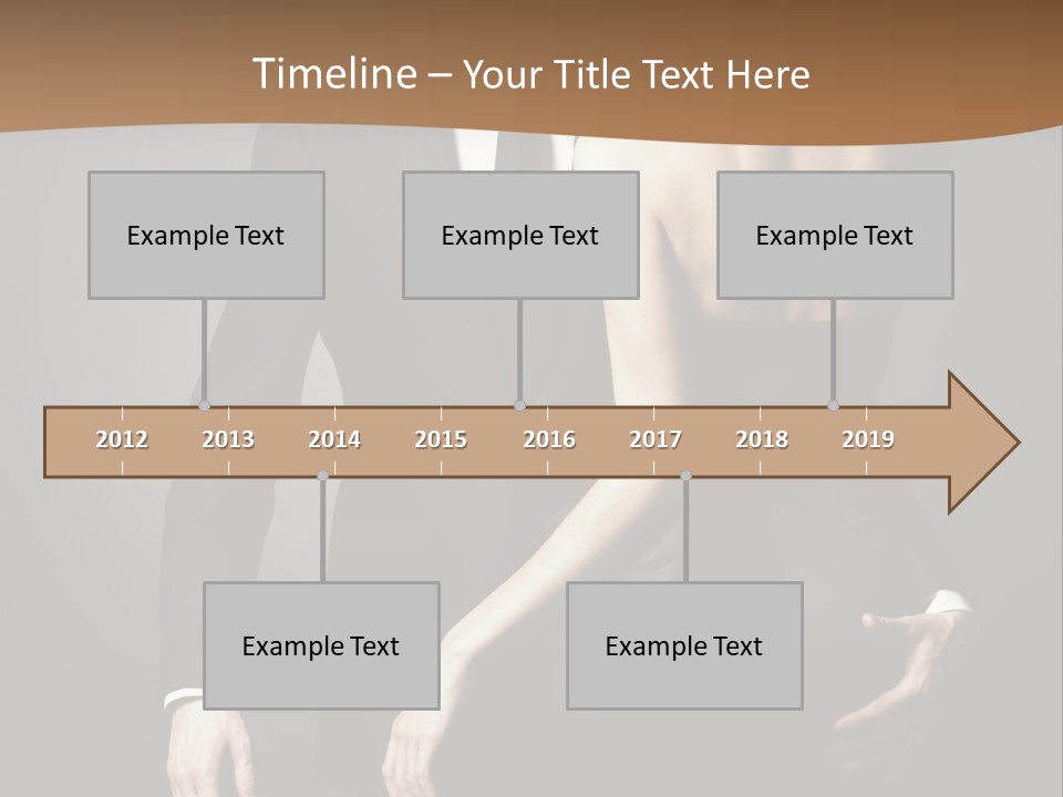 Pose Elegance Pair PowerPoint Template