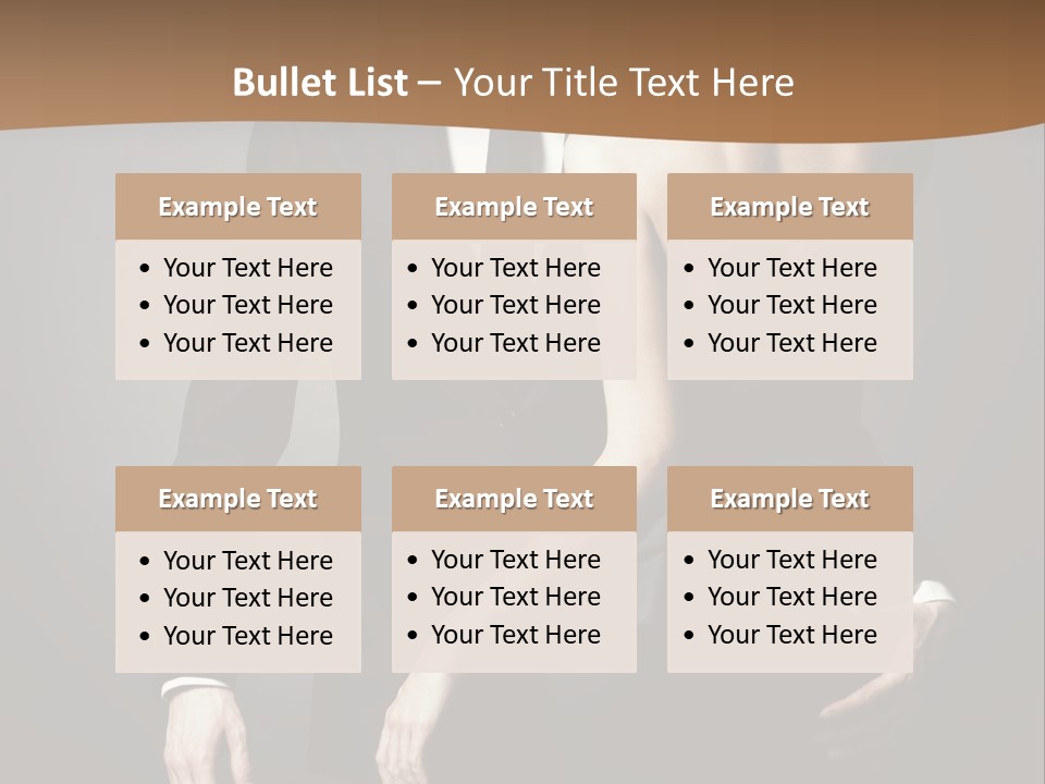 Pose Elegance Pair PowerPoint Template