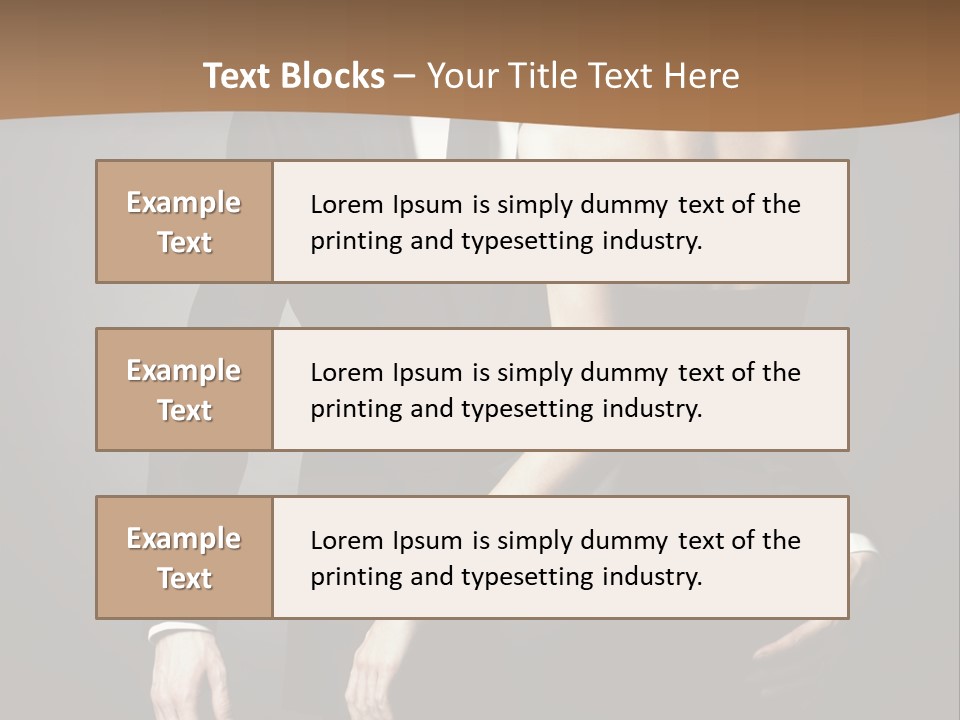 Pose Elegance Pair PowerPoint Template