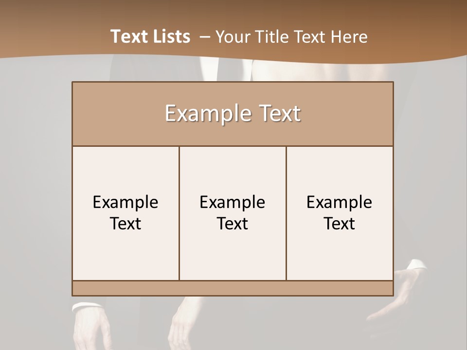 Pose Elegance Pair PowerPoint Template