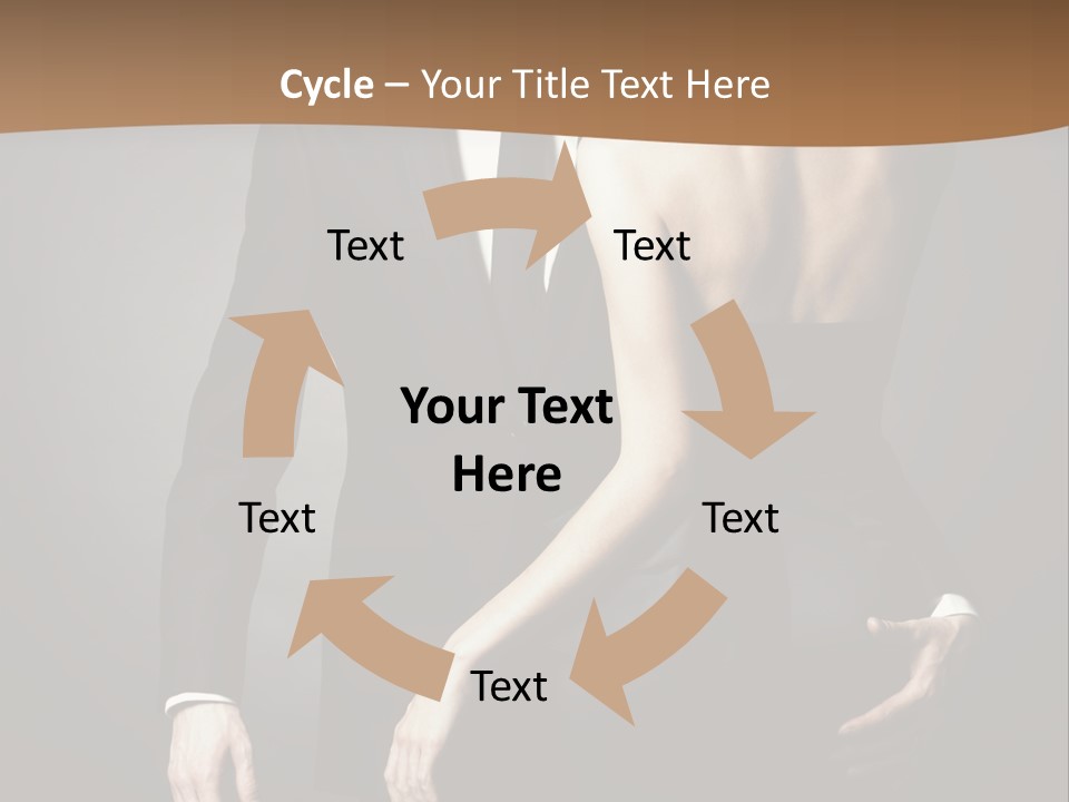 Pose Elegance Pair PowerPoint Template