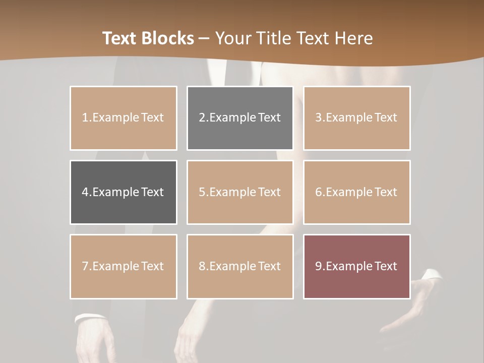 Pose Elegance Pair PowerPoint Template