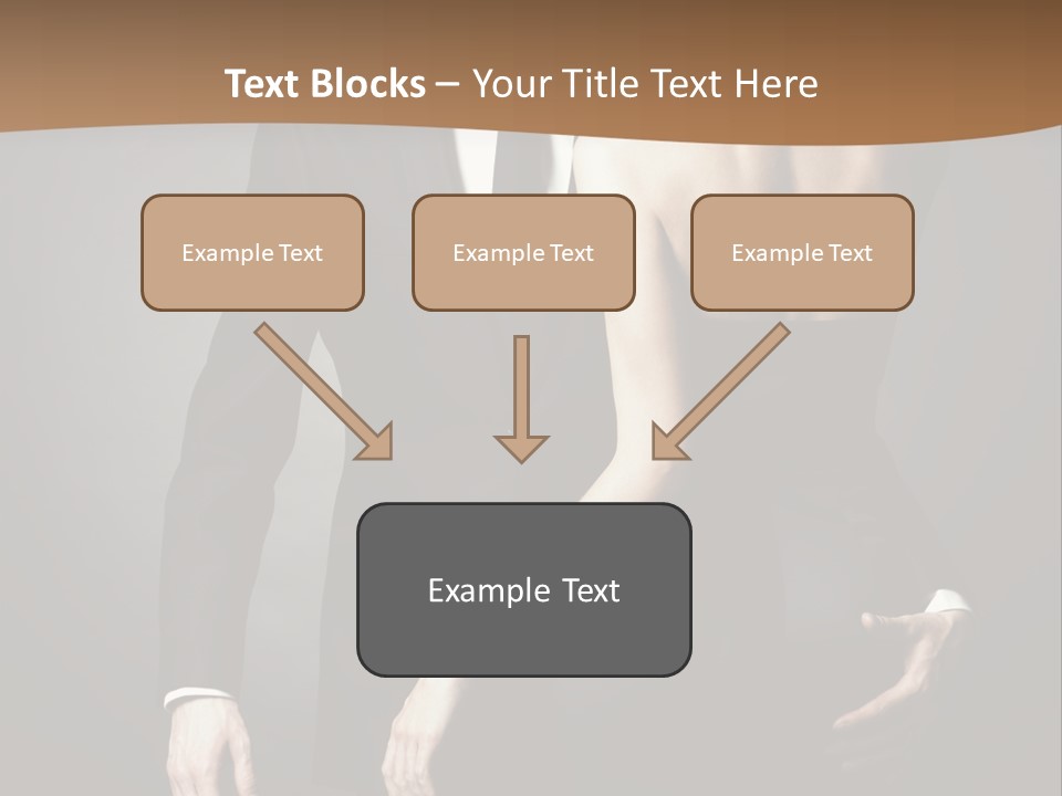 Pose Elegance Pair PowerPoint Template