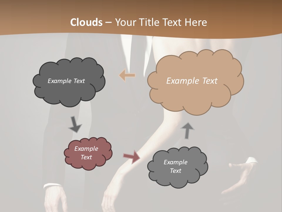 Pose Elegance Pair PowerPoint Template