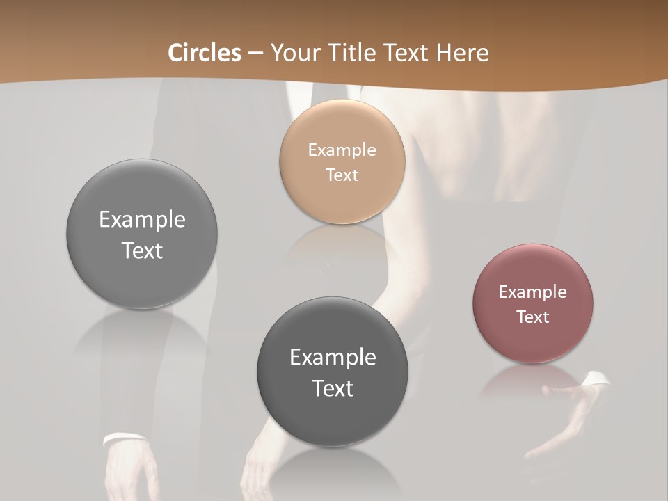 Pose Elegance Pair PowerPoint Template