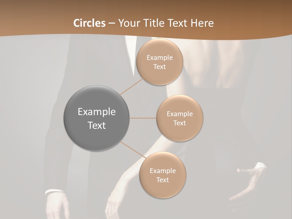 Pose Elegance Pair PowerPoint Template