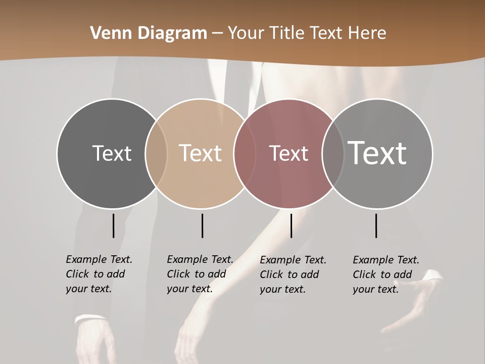 Pose Elegance Pair PowerPoint Template