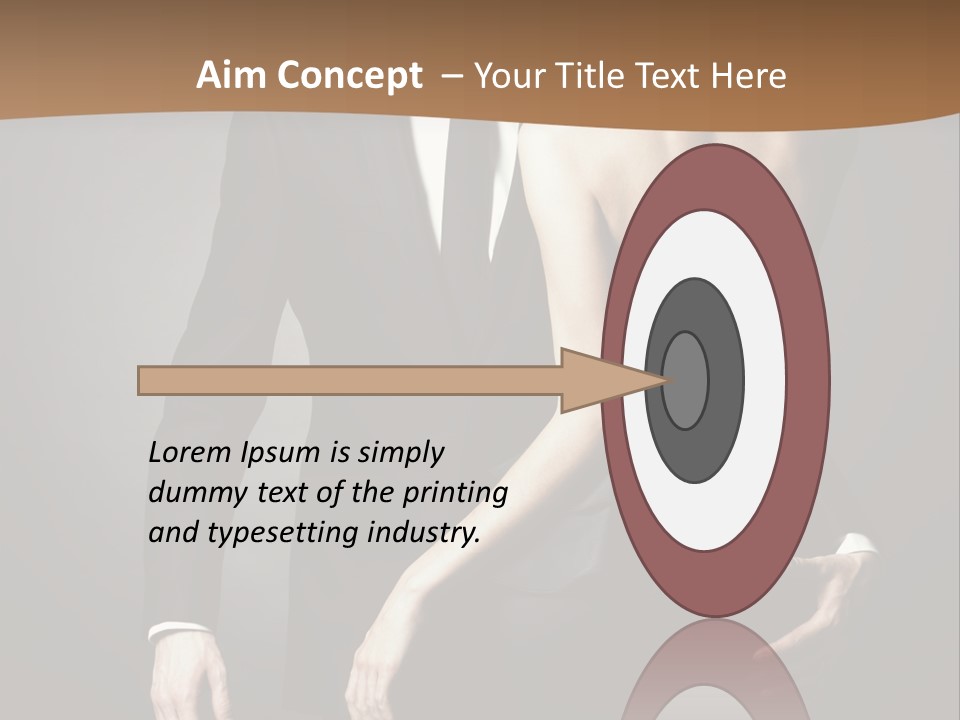 Pose Elegance Pair PowerPoint Template