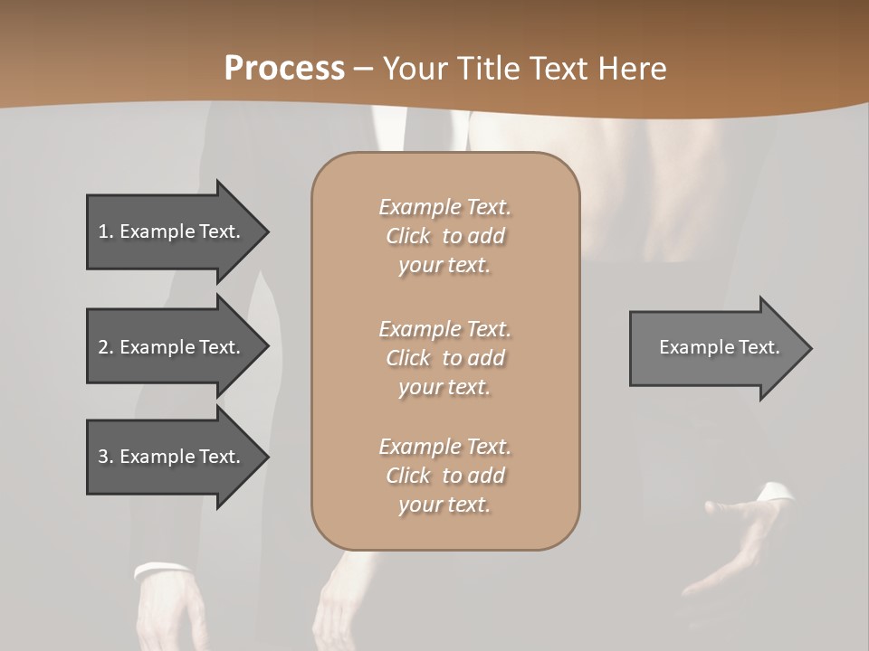 Pose Elegance Pair PowerPoint Template