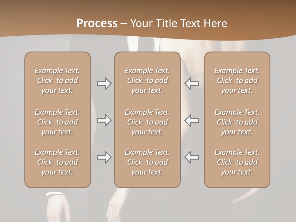 Pose Elegance Pair PowerPoint Template