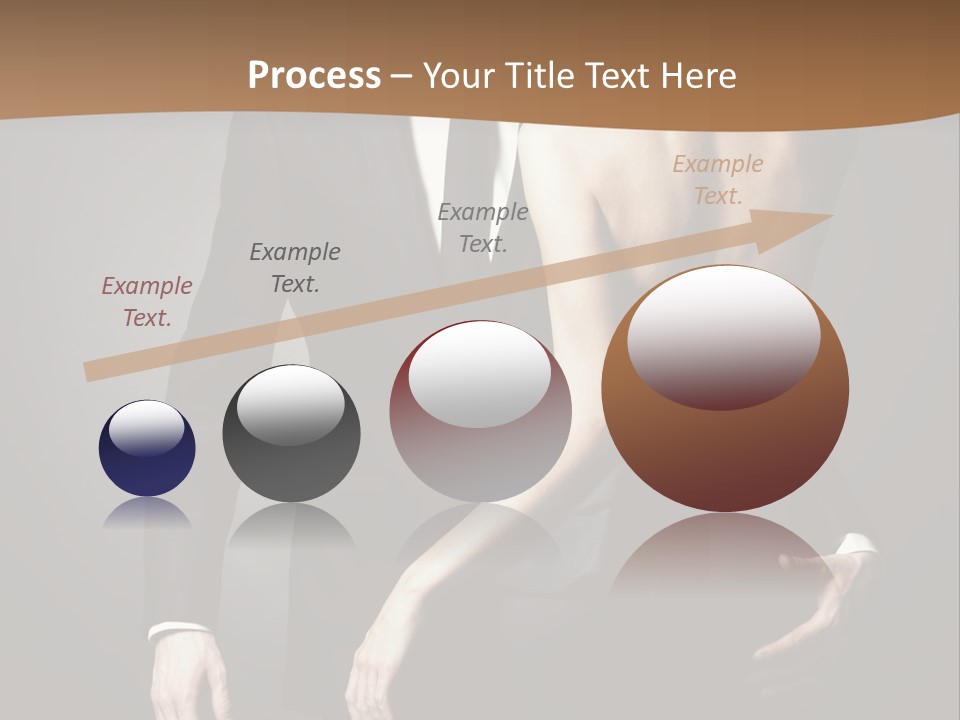 Pose Elegance Pair PowerPoint Template