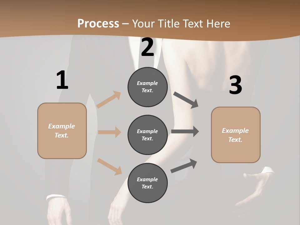 Pose Elegance Pair PowerPoint Template