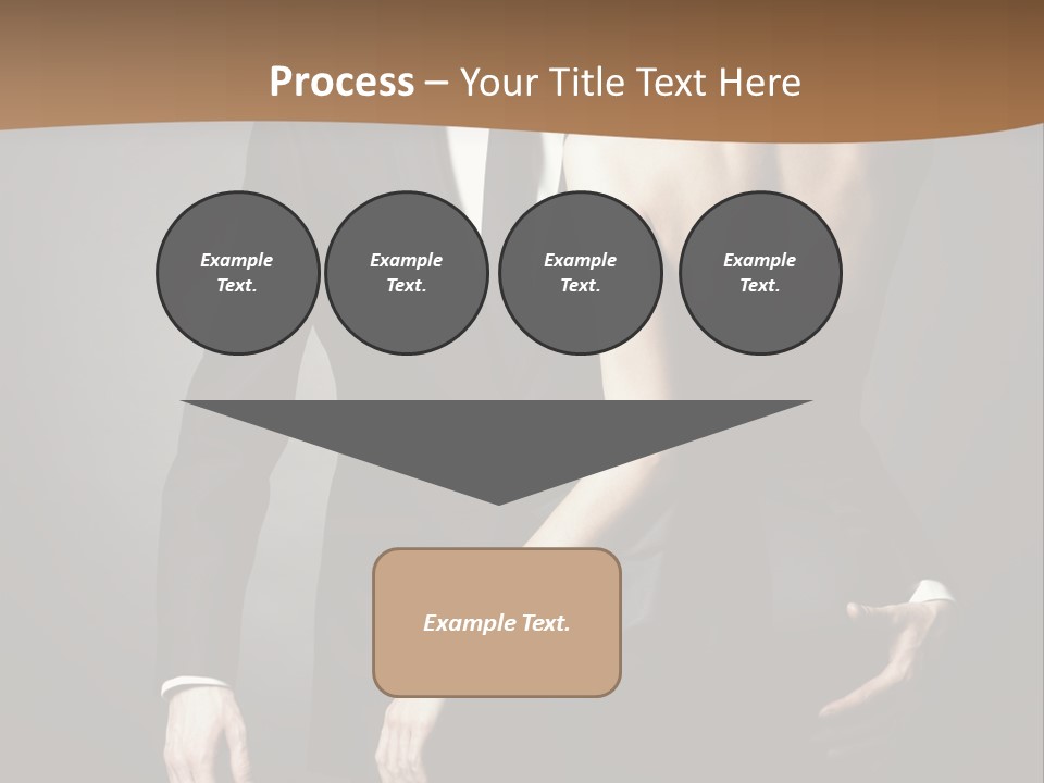 Pose Elegance Pair PowerPoint Template