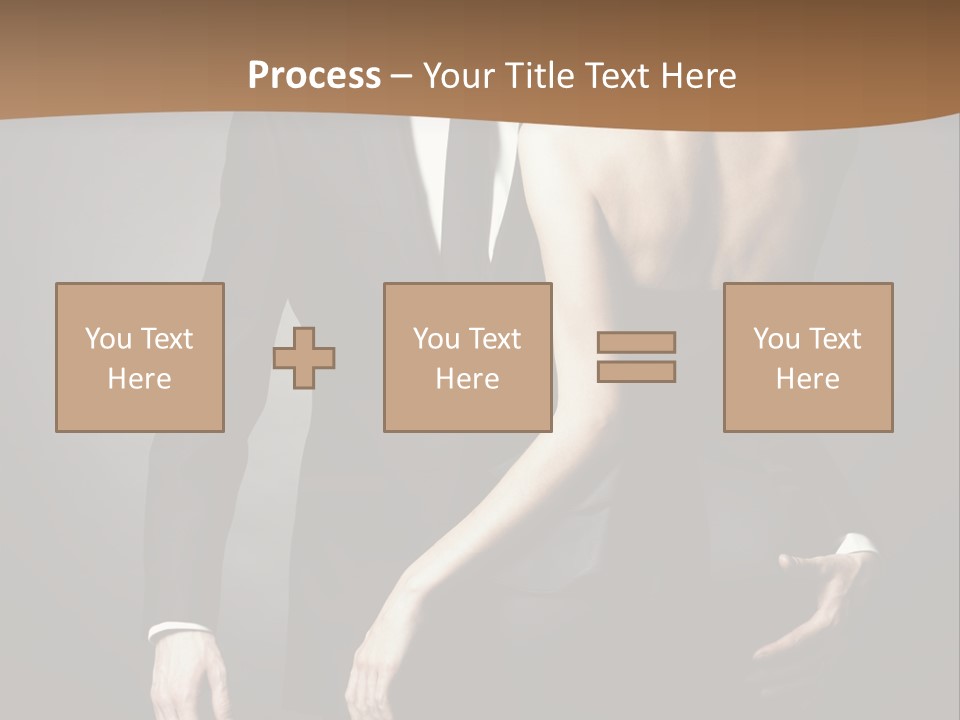 Pose Elegance Pair PowerPoint Template