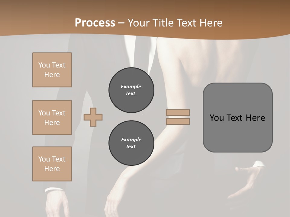 Pose Elegance Pair PowerPoint Template