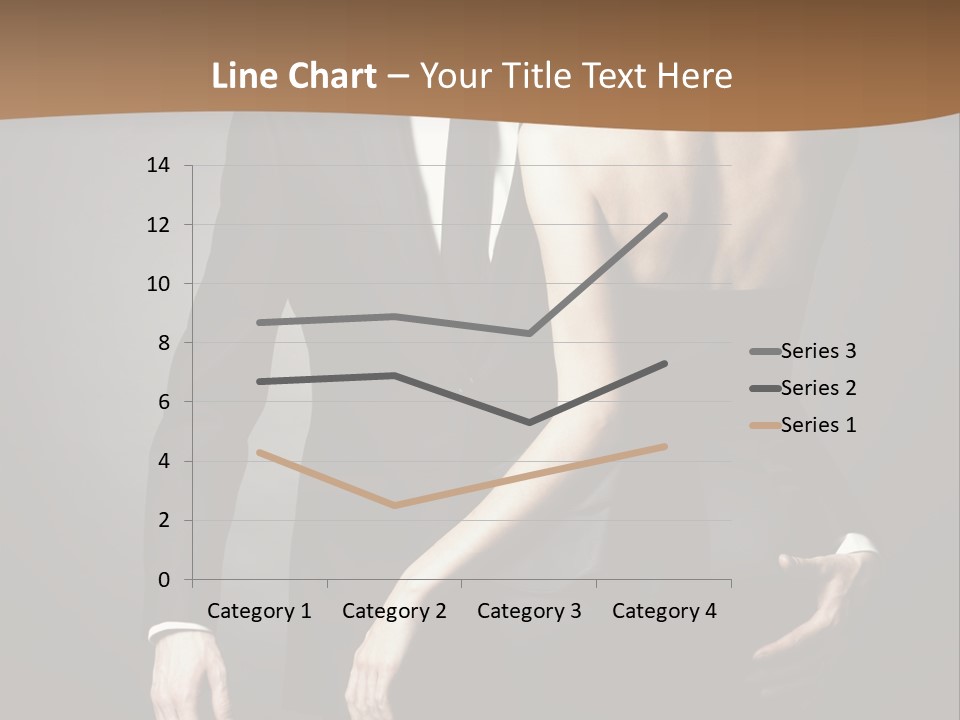 Pose Elegance Pair PowerPoint Template