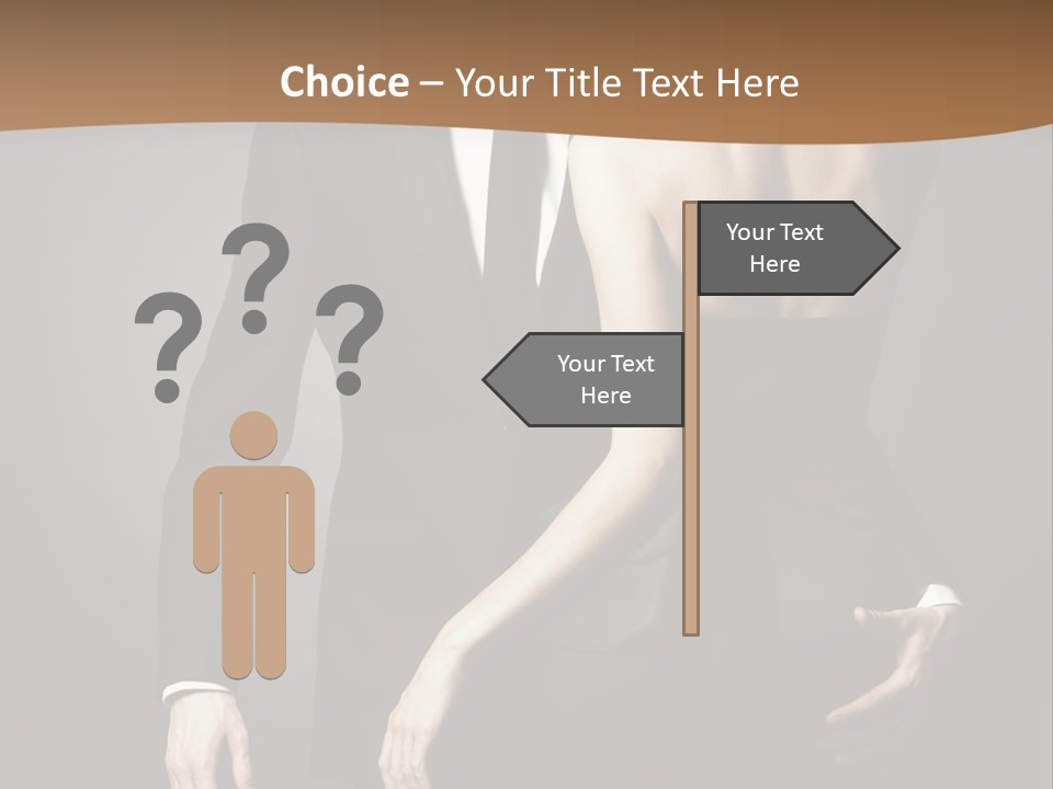 Pose Elegance Pair PowerPoint Template
