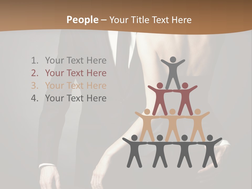 Pose Elegance Pair PowerPoint Template