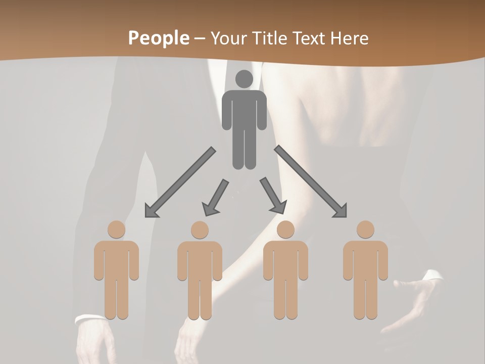 Pose Elegance Pair PowerPoint Template