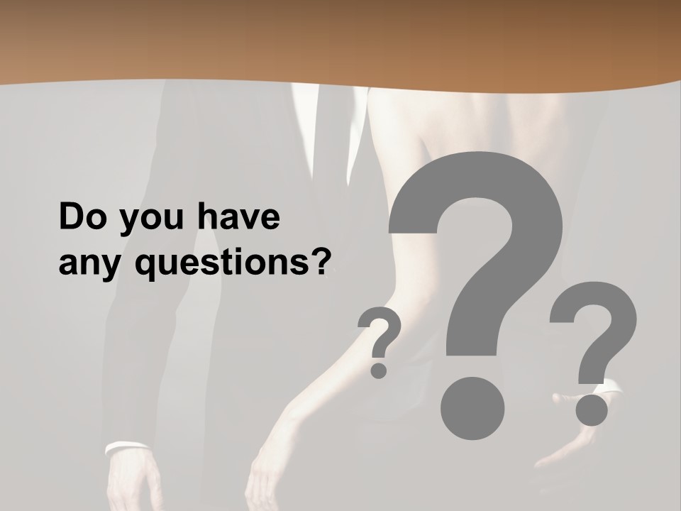 Pose Elegance Pair PowerPoint Template