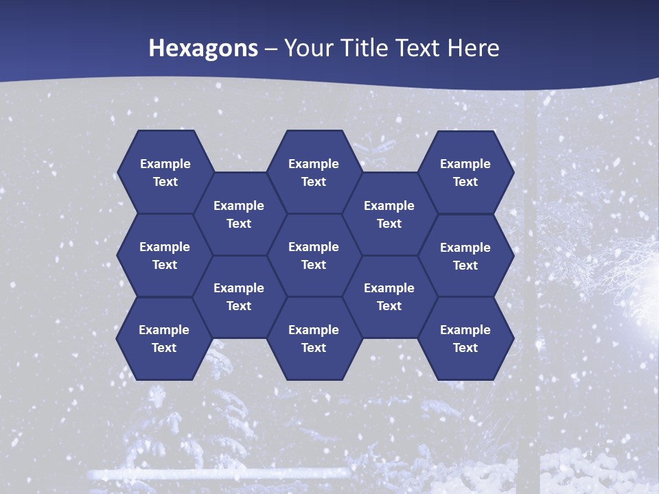 Night Frost Cold PowerPoint Template