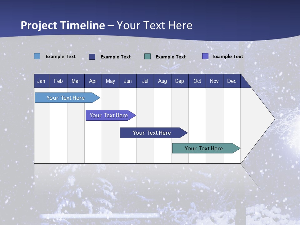 Night Frost Cold PowerPoint Template