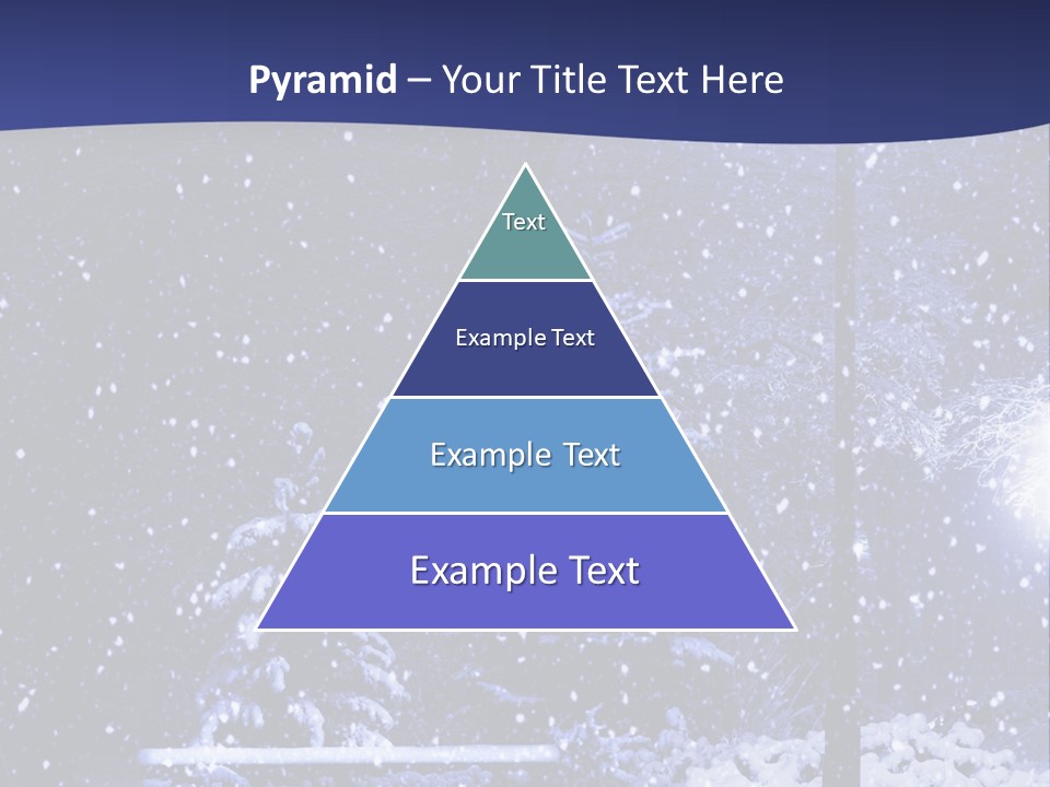 Night Frost Cold PowerPoint Template