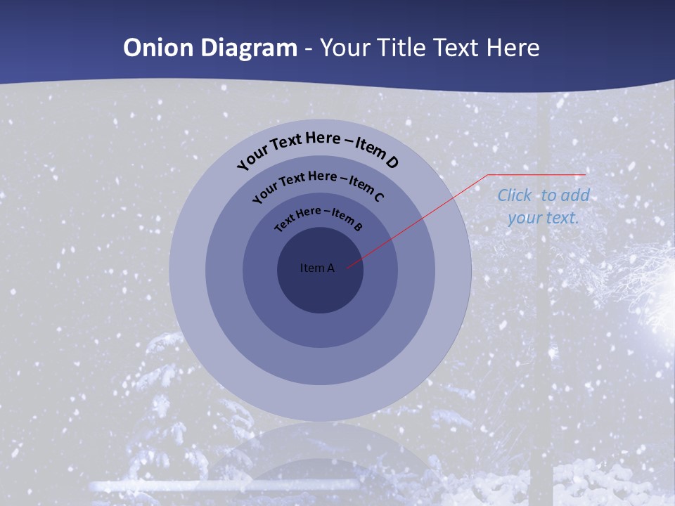 Night Frost Cold PowerPoint Template