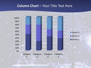 Night Frost Cold PowerPoint Template