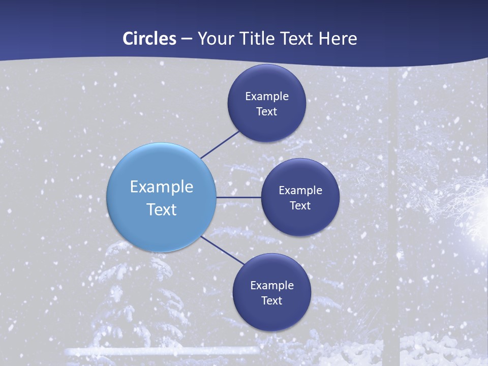 Night Frost Cold PowerPoint Template